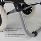 Carrinho De Compras Feira 2 Rodas Dobrável Reforçados 30kg -