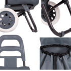 Carrinho De Compras Feira Reforçado Grande Dobrável Multi Cz