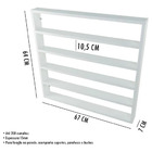 Carrinho De Esmalte+nicho Moderno De Manicure