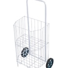 Carrinho De Feira E Compras Reforçado Suporta 25kg Dobrável R