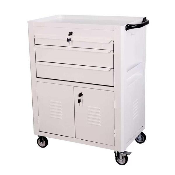 Carrinho De Ferramentas 3 Gavetas Fercar C06 Branco