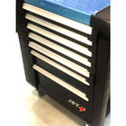 Carrinho De Ferramentas 7 Gavetas 3 Módulos Por Gaveta Preto