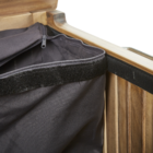 Carrinho de Jardim Madeira Bege Solis  Naterial