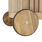 Carrinho de Jardim Madeira Bege Solis  Naterial