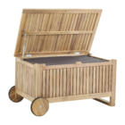 Carrinho de Jardim Madeira Bege Solis  Naterial