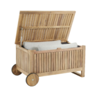 Carrinho de Jardim Madeira Bege Solis  Naterial