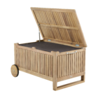 Carrinho de Jardim Madeira Bege Solis  Naterial