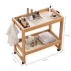 Carrinho De Manicure Com Rodas Secrets Milano Pérola