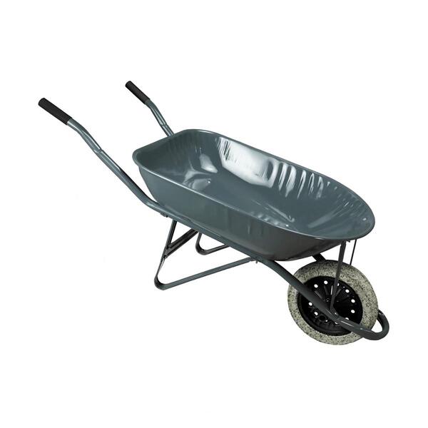 Carrinho De Mão Em Aço Carbono Pneu Maciço Chapa 24mm 50l | Leroy Merlin