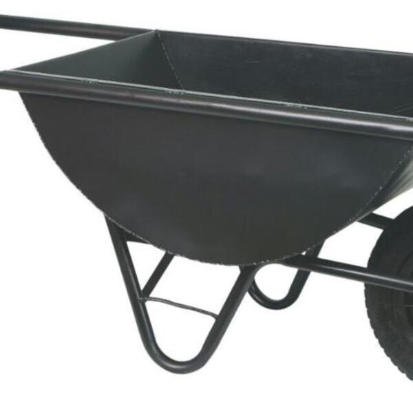 Carrinho De Mão Metal Girica 80 Litros Sem Rolamento Preto -