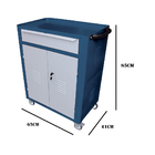 Carrinho De Mecânico Fechado P/ Ferramentas Com 1 Gaveta C07