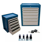 Carrinho De Mecânico Oficina 6 Gavetas Com Chave Para Ferrame