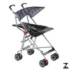 Carrinho De Passeio Para Bebê Umbrella Slim Preto Voyage