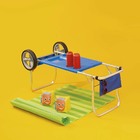 Carrinho de Praia Alumínio 111x49cm