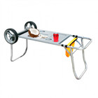 Carrinho De Praia Em Alumínio E Plástico Que Vira Mesa Com Bo