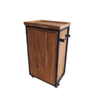 Carrinho De Serviços 50x35x90cm Preto Teca - Cs503590ptotec