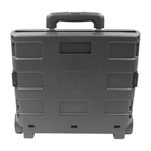 Carrinho Dobrável Plástico Preto 25L 37x33x38cm Gavix