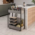 Carrinho Drink Gourmet Base Industrial Preto - Vallisa Decor