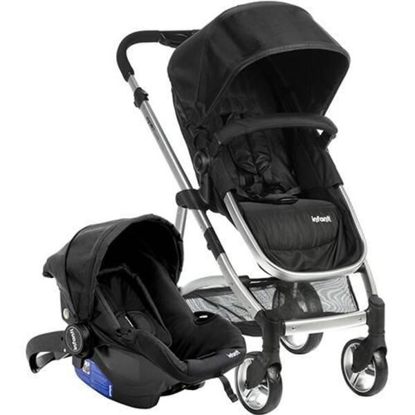Carrinho Epic Light Duo Onyx + Bebe Conforto - Infanti