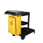 Carrinho Funcional De Limpeza - Amarelo