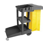 Carrinho Funcional De Limpeza - Amarelo