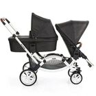 Carrinho Gêmeos Zoom + Moisés + Bebê Conforto + Base Isofix P