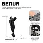 Carrinho Genua Woven Black - Abc Design