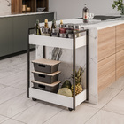 Carrinho Gourmet Auxiliar Para Cozinha 2 Prateleiras Noah Pre