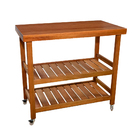 Carrinho Gourmet Churrasco Madeira Maciça Eucalipto