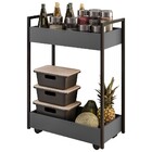 Carrinho Gourmet De Apoio Industrial 2 Prateleiras Sara Z34 G