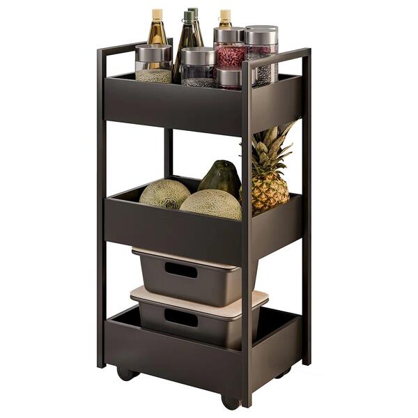 Carrinho Gourmet De Apoio Industrial 3 Prateleiras Liss Z34 P
