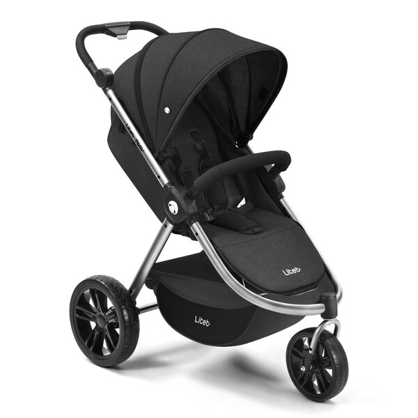 Carrinho Jogger Sway Três Rodas 0-15kgs Preto Litet - Bb372