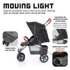 Carrinho Moving Light Woven Black - Abc Design