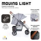 Carrinho Moving Light Woven Grey - Abc Design