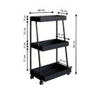 Carrinho Multiuso Albi Preto