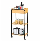 Carrinho Multiuso Bambu Estreito Member's Mark  Cozinha   Ban