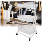 Carrinho Organizador 3 Andares Multiuso Prateleira Salao Casa