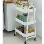 Carrinho Organizador 3 Andares Rack Multiuso Prateleira Casa