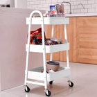 Carrinho Organizador 3 Andares Rack Multiuso Prateleira Quart