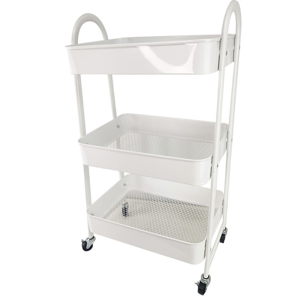 Carrinho Organizador 3 Andares Rack Multiuso Prateleira Quart