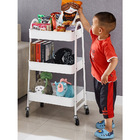Carrinho Organizador 3 Andares Rack Multiuso Prateleira Quart