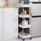 Carrinho Organizador 4 Andares Cozinha Banheiro Quarto Lavand