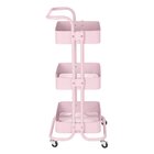 Carrinho Organizador Berlim Cozinha Escritório Quarto 3 Prate