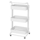 Carrinho Organizador Berlim Cozinha Escritório Quarto 3 Prate