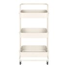 Carrinho Organizador Berlim Cozinha Escritório Quarto 3 Prate