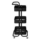 Carrinho Organizador Berlim Cozinha Escritório Quarto 3 Prate