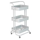 Carrinho Organizador Berlim Cozinha Escritório Quarto 3 Prate