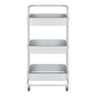 Carrinho Organizador Berlim Cozinha Escritório Quarto 3 Prate