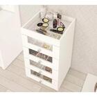 Carrinho Organizador De Maquiagem 4 Gavetas Pe2009 Tecno Mobi