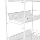 Carrinho Organizador Multiuso 3 Cestos Fruteira Porta Cosmeti